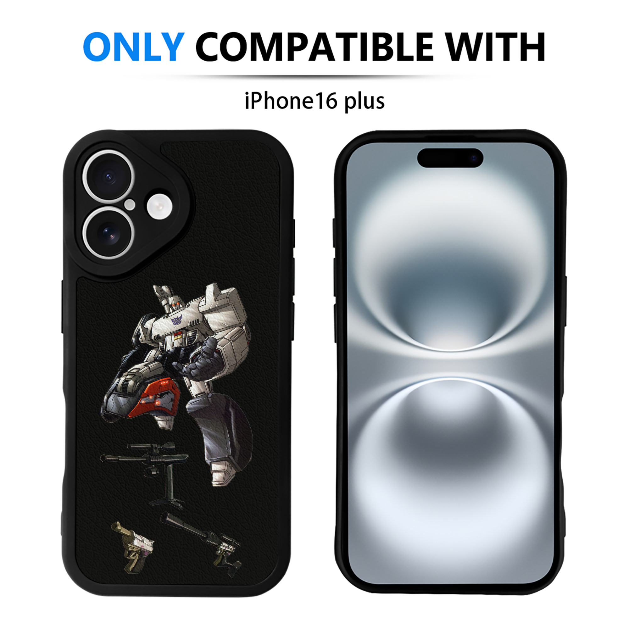 （画像用）  【iPhone 16シリーズ対応】シリコンスマホケース（レザー調） 材質：シリコン
